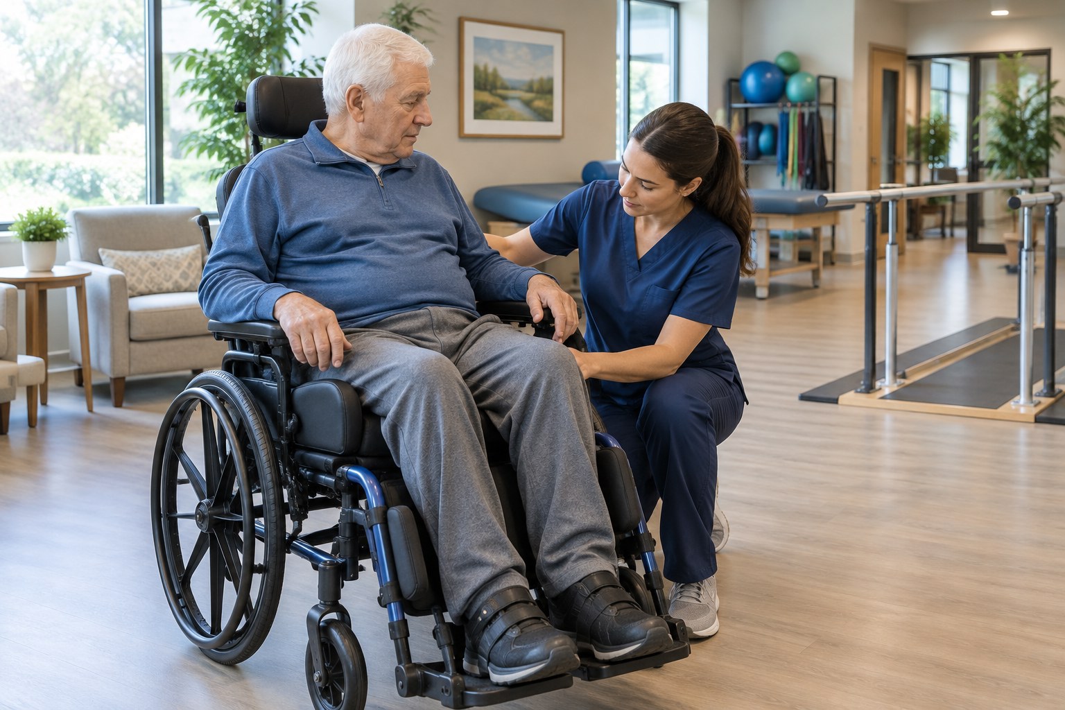Long-duration wheelchair seating assessment in a senior living facility